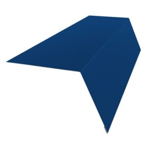 Карнизная планка для кровли 80 х 60 х 2000 0.5 RAL 5005 Синий Полиэстер