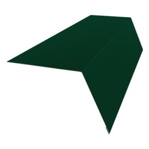 Карнизная планка для кровли 80 х 60 х 2000 0.5 RAL 6005 Зеленый мох Полиэстер