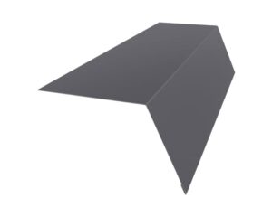 Карнизная планка для кровли 80 х 60 х 2000 0.5 RAL 7004 Серый Полиэстер