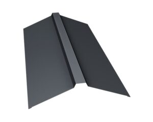 Конек фигурный для кровли 150 х 150 х 2000 0.5 RAL 7024 Серый графит Полиэстер