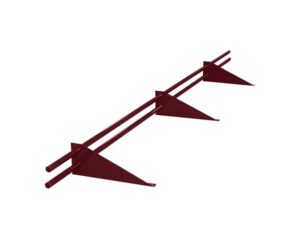 Снегозадержатель-трубчатый-3000-мм-0.5-RAL-3005